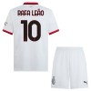 Officiële Voetbalshirt + Korte Broek AC Milan Rafael Leao 10 Uit 2024-25 - Kids